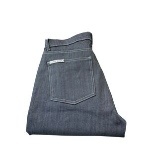 Blue Delta Steel Blue Bespoke Handmade Men's Denim Jeans Size 32x32